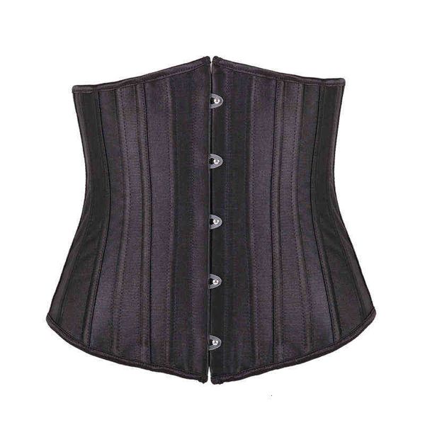 

waist tummy shaper 26 all steel satin waist with court corset