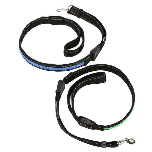 

cat collars & leads usb charging led dog leash traction rope breathable for small medium cats and dogs