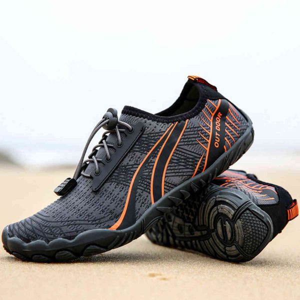 

summer men's and women's leisure sports upstream shoes, outdoor professional cycling hiking shoes, youth fashion beach shoes 21111, Black