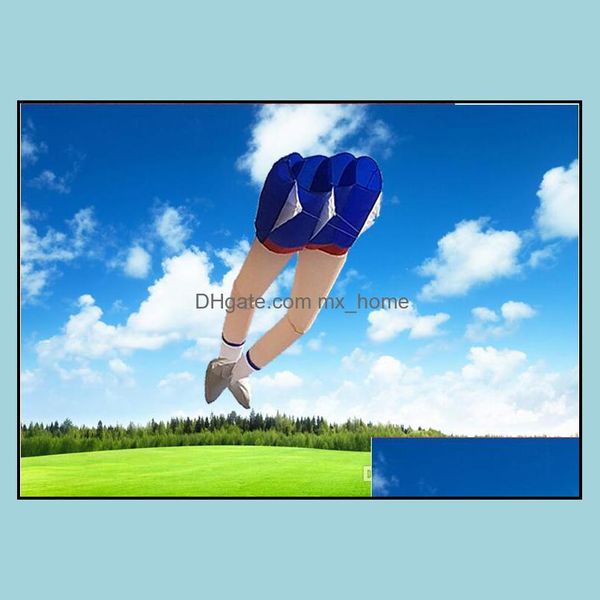 Kite Aessories Sports Outdoor Play Toys Gifts Creative Soft Girl Long Legs Good Flying Kites Single Line With 100 Lines Christmas Sport Fu