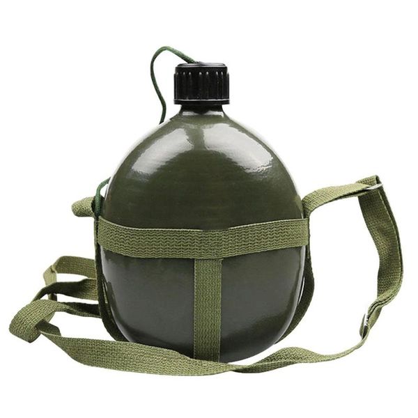 

water bottle military survival canteen kettle hiking for outdoor camping travel accessories