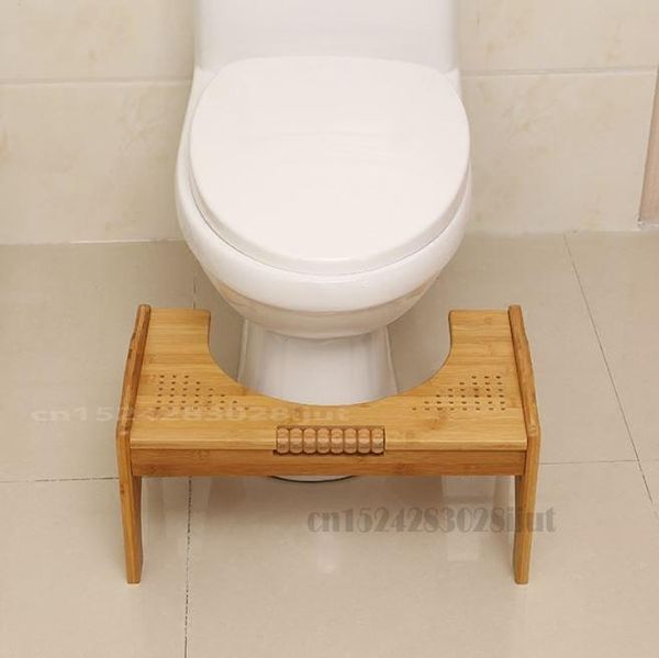 

folding portable stool bench for commode aid squatty step foot potty help prevent constipation bamboo toilet stools bath accessory set