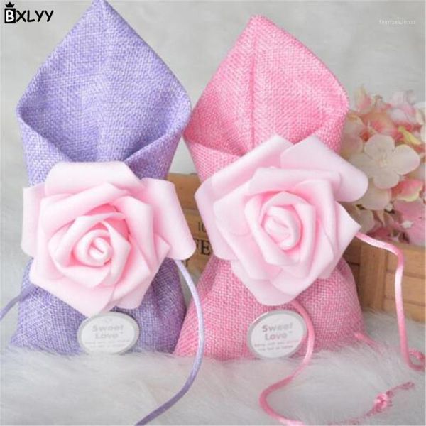 

gift wrap bxlyy 1pc linen candy bag wedding supplies birthday party decoration baby shower year decoration.7z1