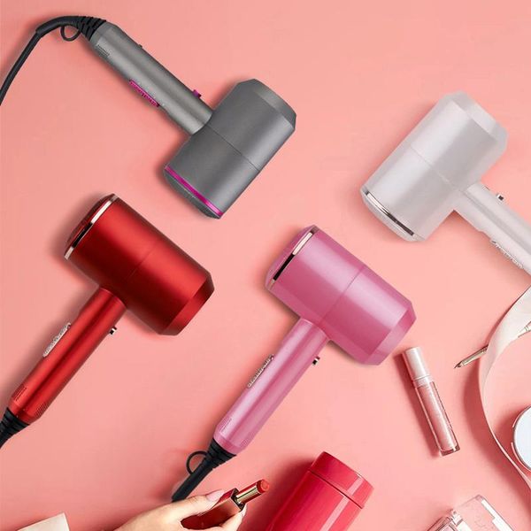 

hair dryer air brush dryers negative ionic blow strong wind electric brushes