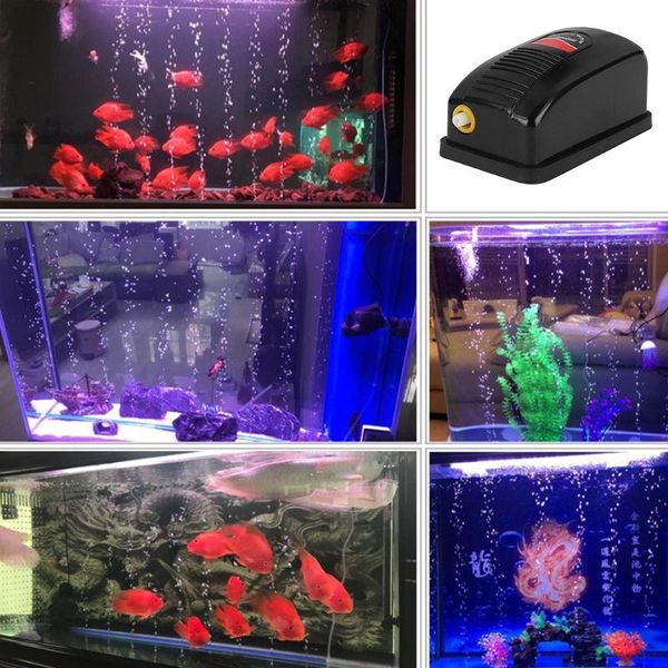 

air pumps & accessories energy efficient aquarium oxygen fish pump mini ultra silent aerator tank super eu plug 3w pet