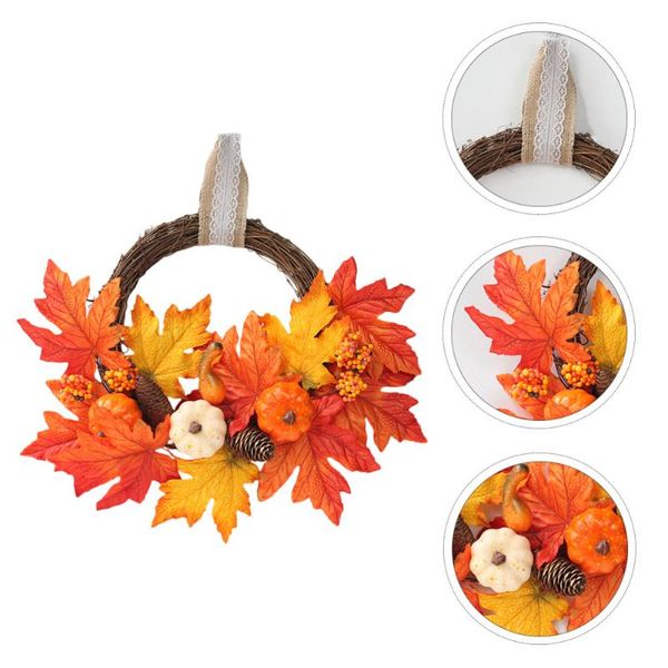 

decorative flowers & wreaths thanksgiving wreath 40cm simulated prop supply