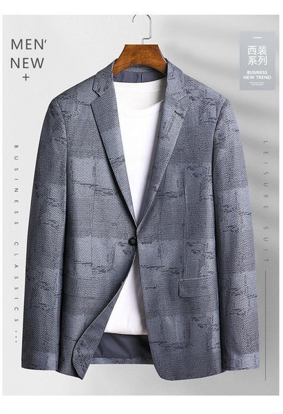 

men's spring stretch slim-fitting suit youth trend casual handsome blazer suits & blazers, White;black
