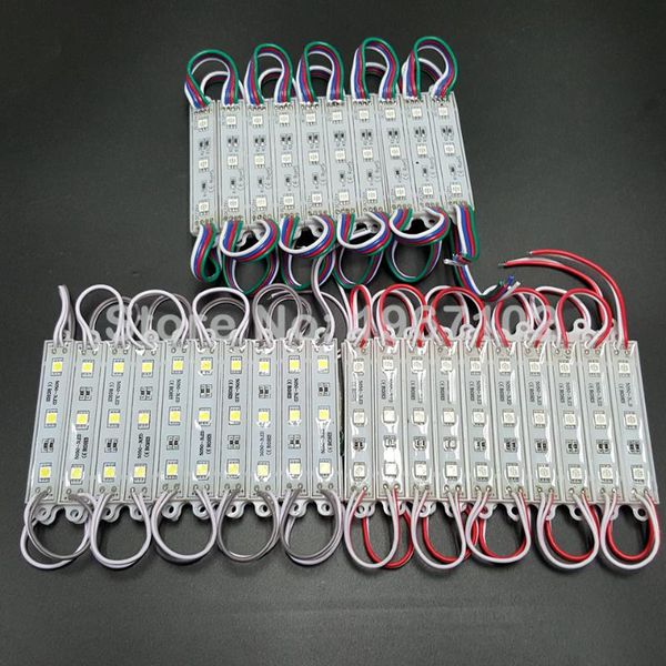 

3leds led module rgb/white/warm white light rgb ip65 waterproof 100pcs/lots modules