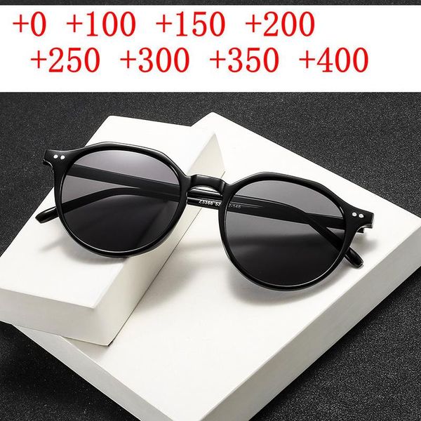 

sunglasses vintage round bifocal sun reading glasses men women retro reader brand designer diopter magnifier presbyopic nx, White;black