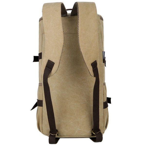 

large capacity canvas travel duffel bag outdoor backpack tote