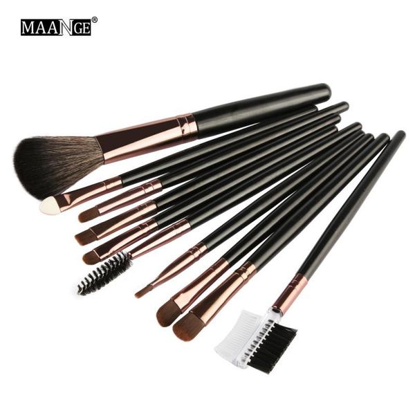 

eyelash curler maange 10pcs professional cosmetics makeup brushes foundation eyeshadow brow brush set powder kit cosmetic tools