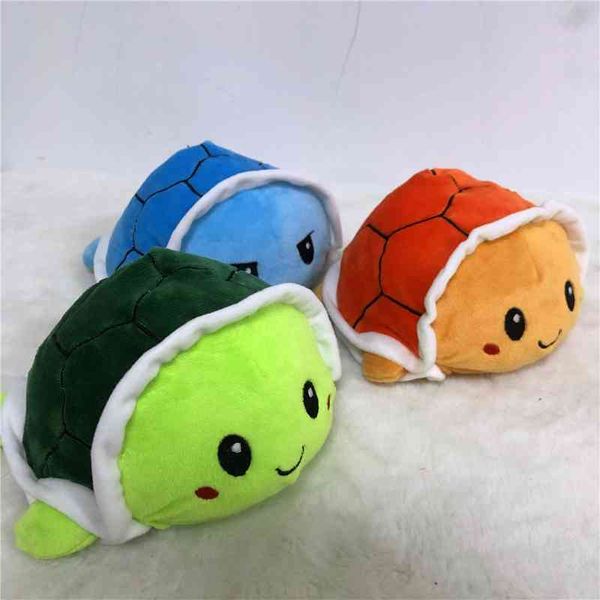 

2021 filled reversible pop peluche flip toys nice simulation shield path buttons