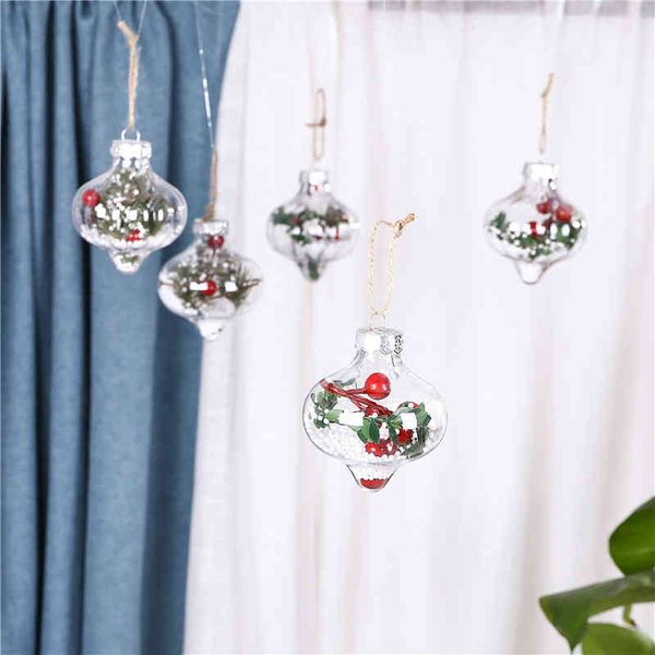 

creative special-shaped interior ball christmas tree decoration transparent ball