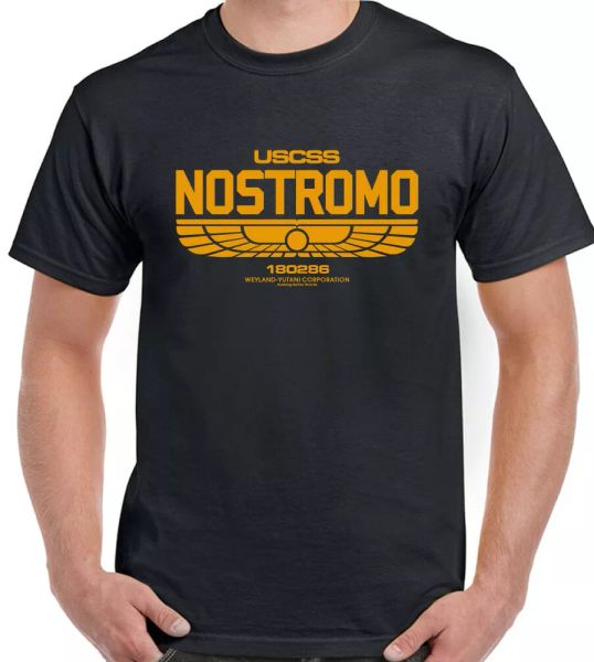 

boatswain mens t-shirt alien movie uscss weyland-yutani movie alliance prometheus, White;black