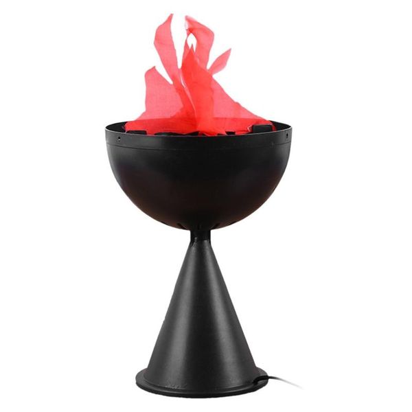 

effects electronic artificial simulated flame lamp vertical cylinder brazier for party bar soul house halloween decorative