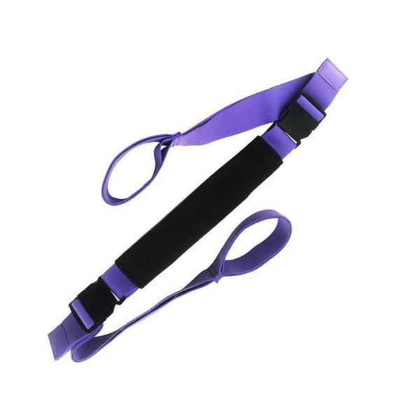 

resistance bands yoga belt elastic equipment one-word horse training split cross stretch fork dance exercise