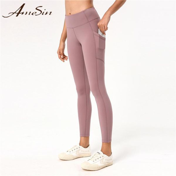 

yoga outfits amesin pocket pants workout running comfortable fitness gym sport leggings clothing soft women tight, White;red