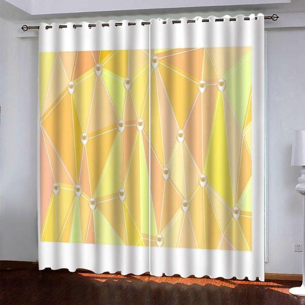 

curtain & drapes custom 3d curtains blackout european geometry in the bedroom living room window