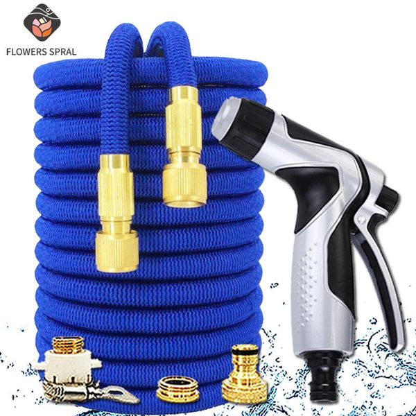 

watering equipments garden hose flexibility double latex high pressure car wash irrigation supplies sprayer