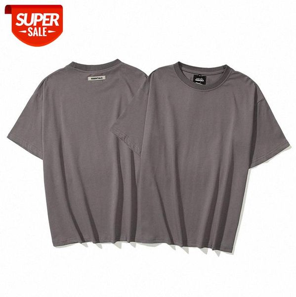 

fog washed double line pure color anti-standard short sleeve men and women one piece wholesale #qk3v, White;black