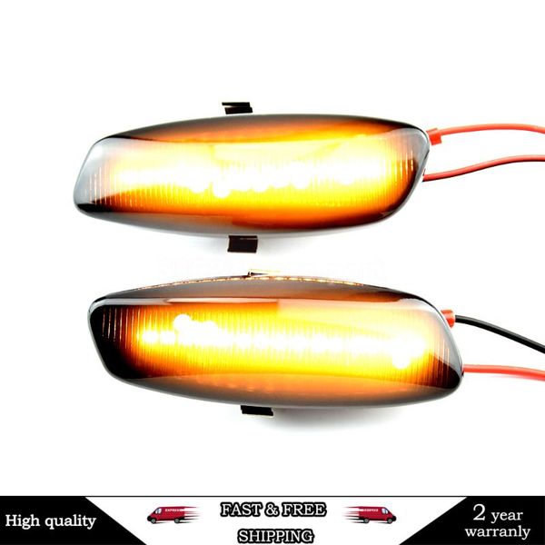 

emergency lights turn signal lamp for 308 207 3008 5008 c4 picasso c3 c5 ds4 light led car auto side marker 2pcs