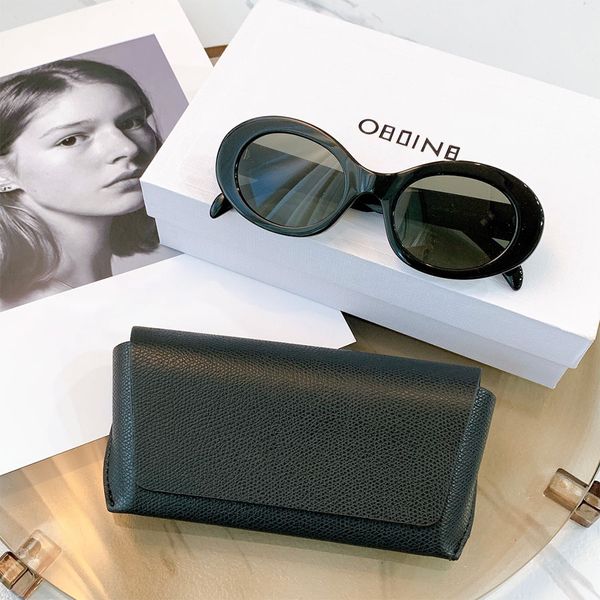 

oval sunglasses fashion beach goggle summer designer sunglasses mens women 3 color optional high quality, White;black