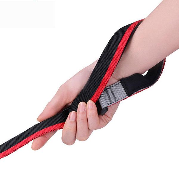 

durable elastic pet rope polyester sports running dog leash with control handle for samoyed mountain climbing collars & leashes