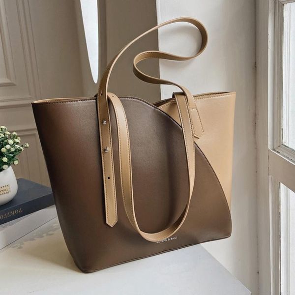 

evening bags autumn and winter retro large capacity 2021 high-quality female bag wild hit color shoulder commuter tote