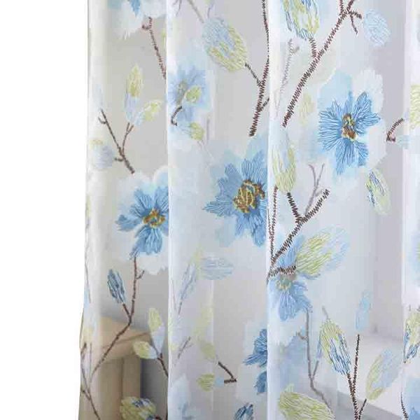 

curtain & drapes 100%polyester floral tulle curtains kid bedroom
