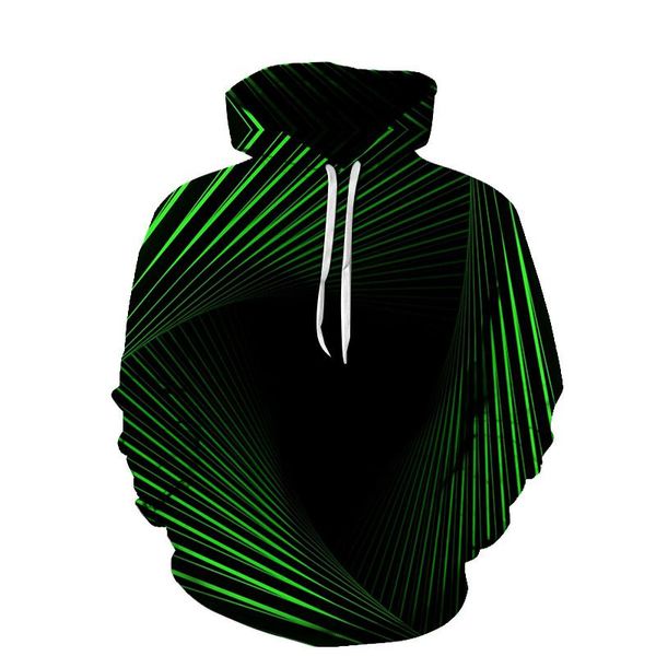 

men's hoodies & sweatshirts punk streetwear men oversize hoodie spring and autumn printing 3d magic vertigo casual daily mens sweatshi, Black