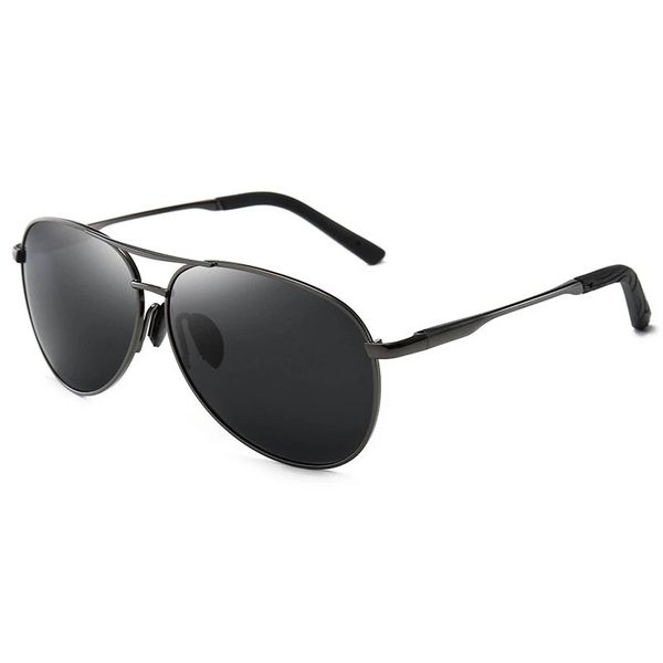 

men's fashion hipster sunglasses spring legs sunglasses color-changing, Black