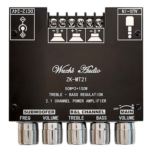 

& mp4 players zk-mt21 2.1 bluetooth 5.0 subwoofer board audio stereo module