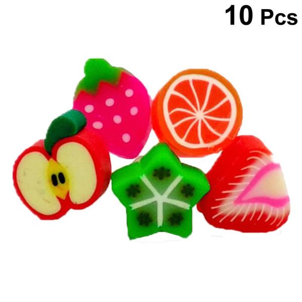 

cell phone anti-dust gadgets 10pcs mobile dust plug fruit cellphone adorable accessories(random color, style)