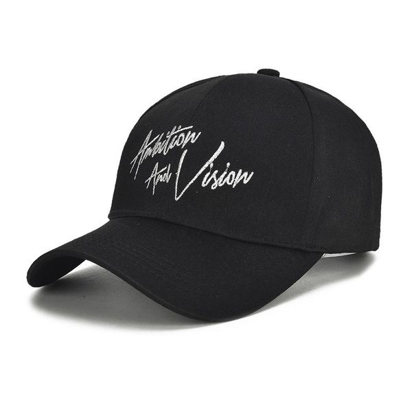 

wide brim hats 2021 spring summer baseball cap cotton mens caps letter print embroidery solid sunhat women men snapback hip hop hat, Blue;gray