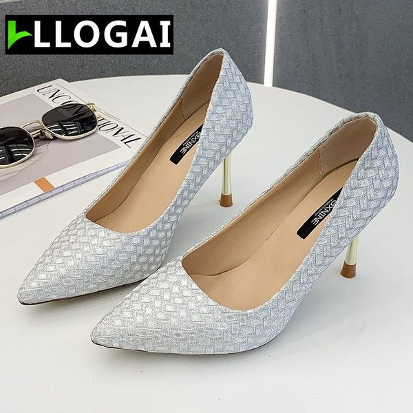 

fashion heel shoes women leather thin high pumps heeled elegant heels size 34-39 pointed ladies dress, Black