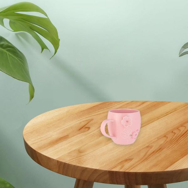 

mugs 1 pc ceramic mug cup creative sakura embossed 400ml (only cup)