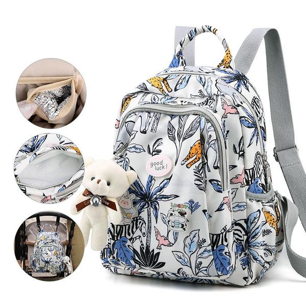 

school bags fashion lightweight mommy bag double shoulder large capacity mother baby leisure backpack