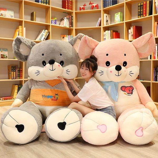 

net red cute big mouse doll plush toy rat year mascot doll female bonus doll sleep pillow bed