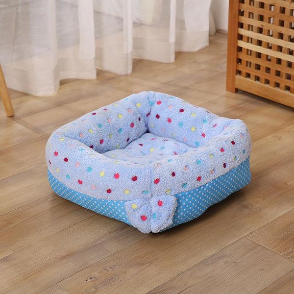 

kennels & pens pet products explosive printed coral fleece warm dog house cat