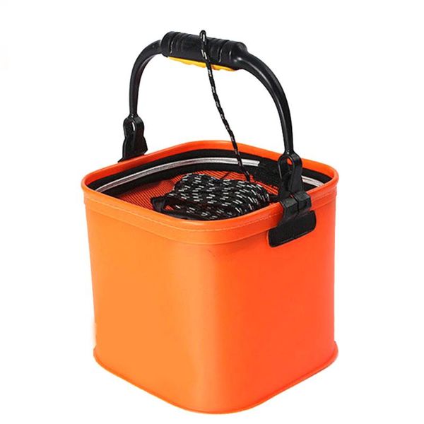 

fishing bucket box folding storage container eva breathable with handle for outdoor whshopping accessories