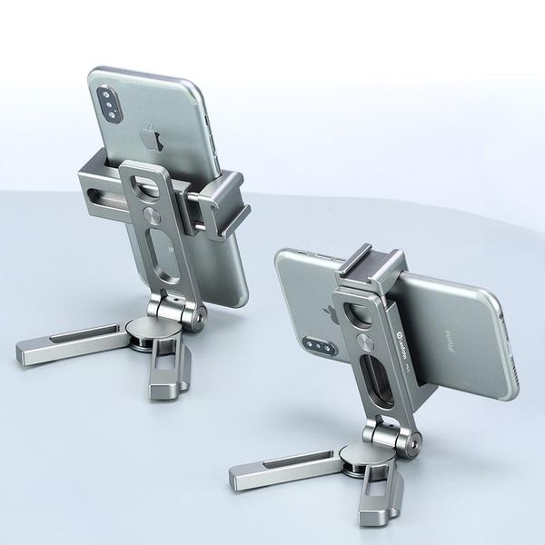 

leofoto ps-2 all-metal multi-purpose mobile phone holder bottom yajia dovetail slot clip tripod heads
