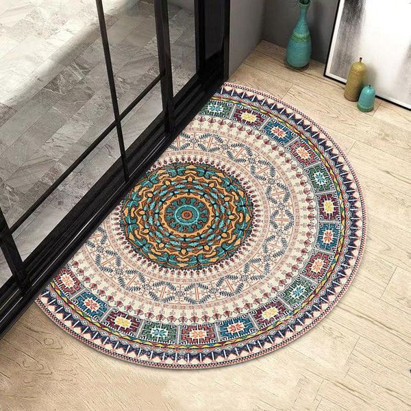 

carpets simple semicircle entrance porch floor mat household foot front door anti slip living room sofa carpet