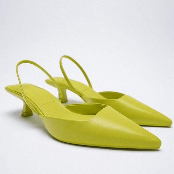 Pantofole estive muli piattaforma femminile scarpe morbide tacchi puntati di punta sexy comfort tallone alto tacco di base in tessuto di base baic