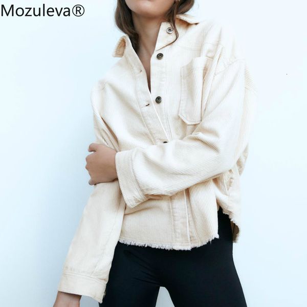 

female za autumn corduroy cotton loose work done with vintage tools jacket women's turn-down, Black;brown