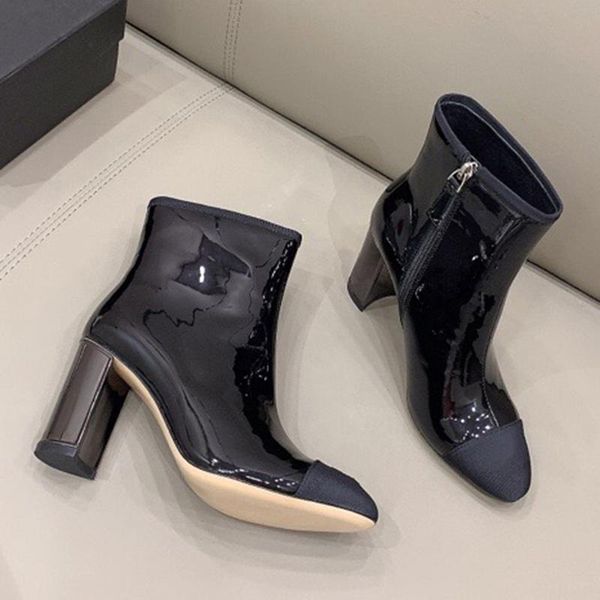 

boots fashion genuine leather women casual shoes 2021 autumn handmade female ankle, Black