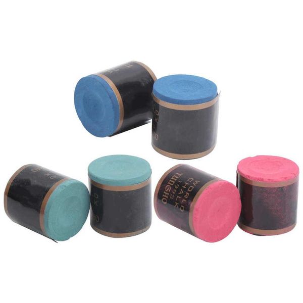 

portable 2pcs billiard cue tips chalk no-slip pool table stick accessories balls