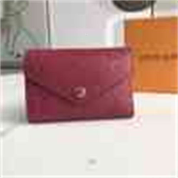 

cases brand designer luxury bqtn m419380 embossed phone lychee grain leather wallet wallets chain wallet purse pouches key card holders clut, Red;black