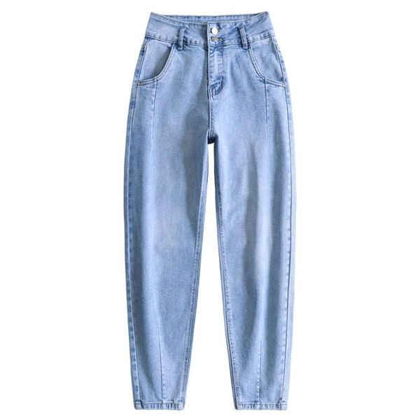 

women's jeans catonatoz 2487 women fashion female cargo pants high waist harlan loose trousers woman casual streetwear, Blue