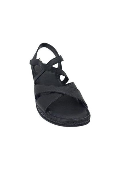 

sandals women's black ortic insole genuine leather