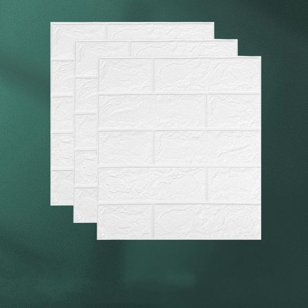 Wallpapers 1 pc adesivos de parede de tijolo 3D Diy decoração auto-adesivo impermeável papel de parede para crianças Quarto Quarto Adesivo 35 * 38.5cm